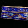 Mid Century Chinese Cloisonne Enamel Butterfly Trinket Box Image 7