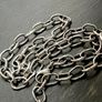 Hand Forged Sterling Silver Chain. Unique Lost Wax Cast Links. Handmade 925 Necklace 50cm Image 2