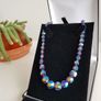 Aurora Borealis Vintage Necklace Image 2