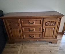 Oak side board