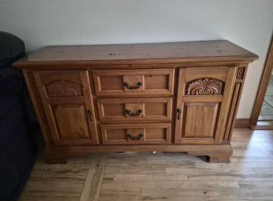 Oak side board