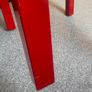 Red Children Table and Chairs. Ikea Lack and Kritter Image 7