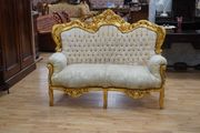 Versailles Gold Baroque Loveseat