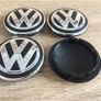 65mm black pitted Volkswagen Centre Caps 5G0601171 Image 3