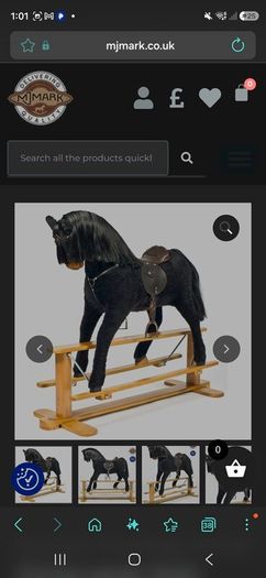 MJ Extra Large 'Uranus' Rocking Horse