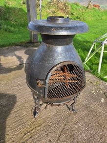 Vintage Style Metal Chiminea - Kerry
