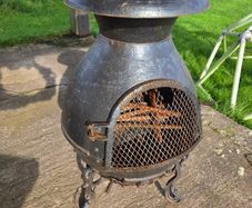 Vintage Style Metal Chiminea - Kerry