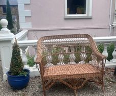 Vintage Rattan Double Seater /Great Condition