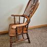 Authentic 19th-Century English High-Back Windsor Armchair Image 5