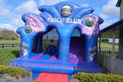 disco bouncy castle with slide