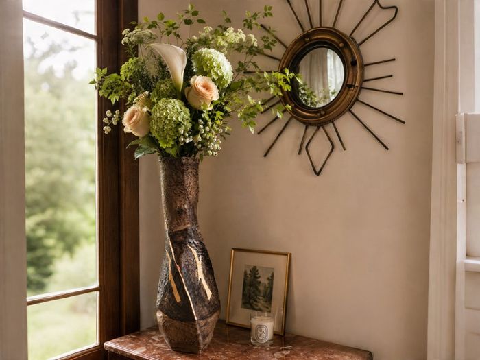 Large Ceramic Vase  58 cm Tall