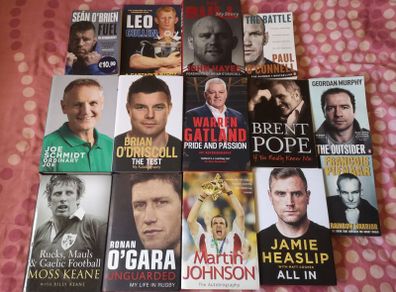 Rugby Books Any 5 (free Postage And Packaging)