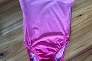 Pink ombre gymnastics one piece age 8 excellent condition!