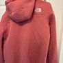 North face dusty pink hoody jacket size small Image 4