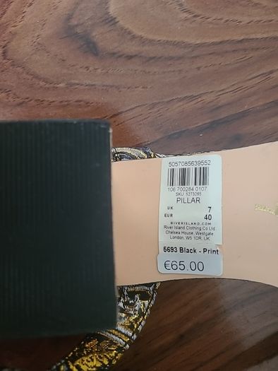 Size 7 River Island Sandal