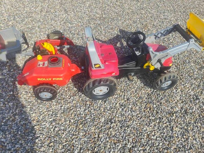 Massey Ferguson Kids tractor (rolly toys) with attachments