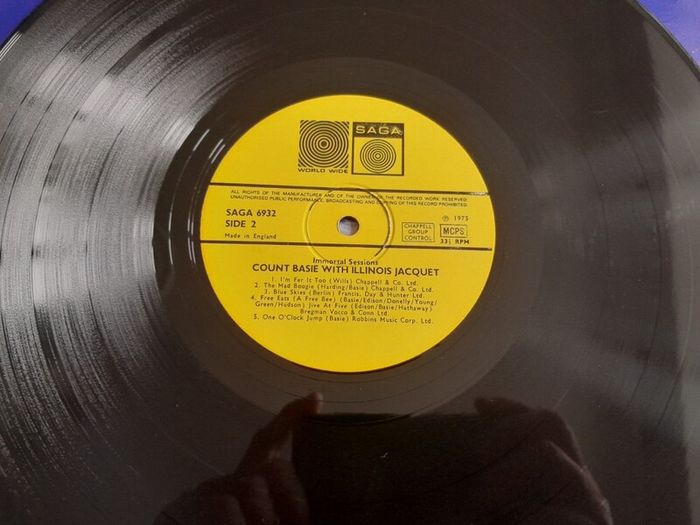 Count Basie With Illinois Jacquet. Jazz Lp. Vinyl. Record. Album.