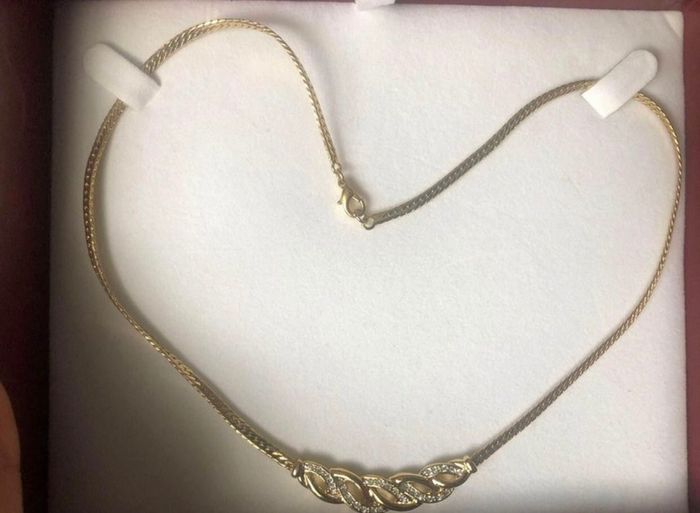 Gold plated necklace