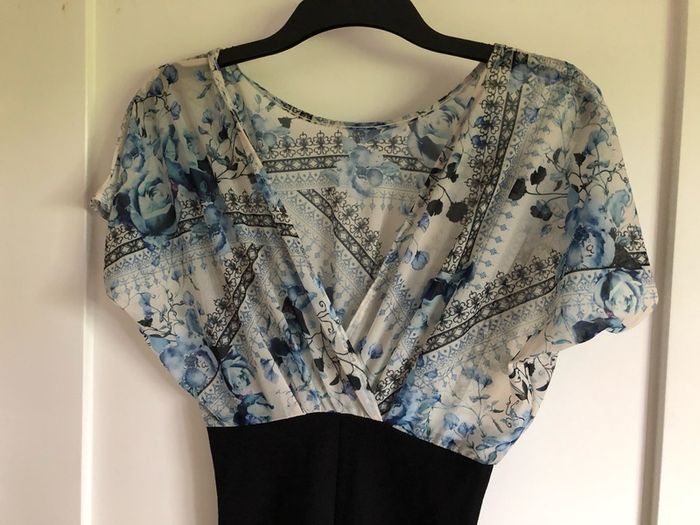 Australian Designer Sheer Top Pencil Dress