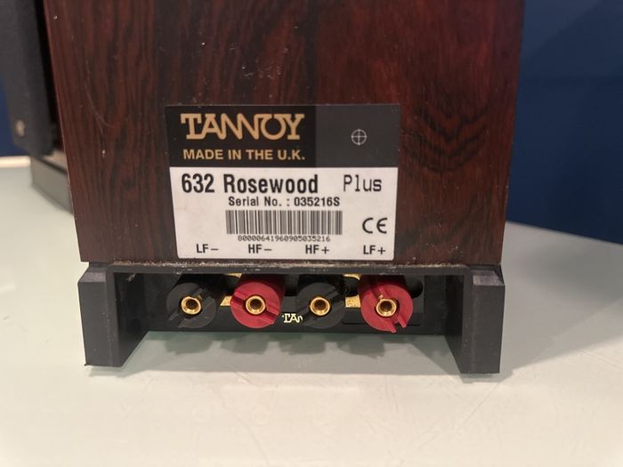 Tannoy 632 Rosewood plus speakers.