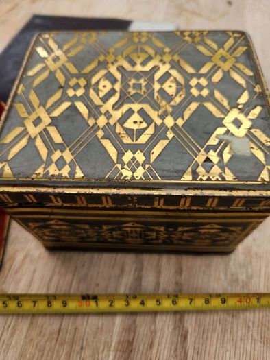 old tin boxes