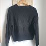 Chunky Cable Knit Cardigan Size Medium Image 4