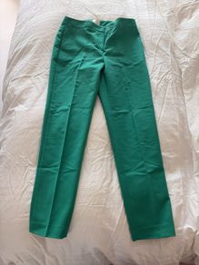 Reiss green slim leg trousers size 10