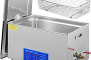 22L Ultrasonic Cleaner Machine Stainless Steel Ultrasonic Cleaning Machine Digital Heater Timer Jewelry Cleaning for Commercial Personal Home Use(22L)