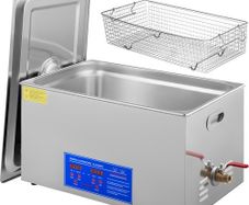 22L Ultrasonic Cleaner Machine Stainless Steel Ultrasonic Cleaning Machine Digital Heater Timer Jewelry Cleaning for Commercial Personal Home Use(22L)