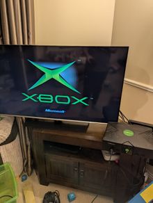 Xbox with 5 games
