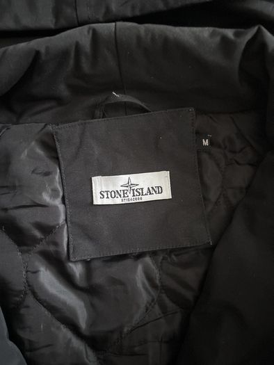 Black Stone Island Jacket Medium