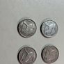4 Irish 3 pence coins 3d Image 3