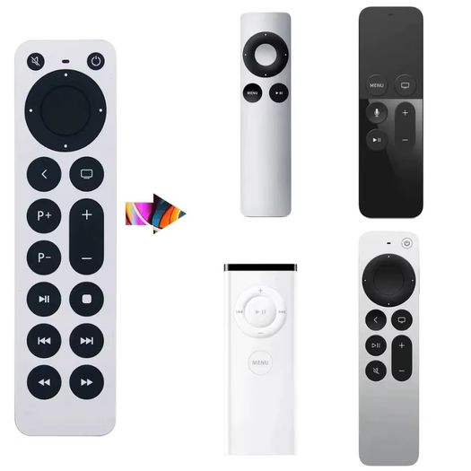 New remote control for Apple TV 4k/Gen 1 2 3 4/ HD A2843 A2737 TVA1625 A1427 A1469 A1378 A1218TV 4K A1842 A2169 No voice
