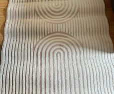 Cream & Beige Rug 160 x 110 cm