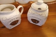 Farmyard Sugar Pot/Milk Jug, Vintage