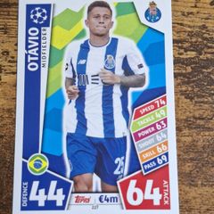 Topps Match Attax, Champions League 2017-18, Card 227, Otavio, FC Porto - free standard postage