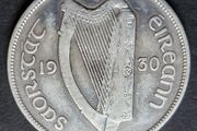 Ireland 1930 Silver Half Crown