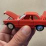 Mercedes 350 SL with trailer 1/43 JOAL Rare Image 9