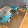Welly Porsche 911 Carrera Cabriolet (993) 1:24 Diecast Model Image 7