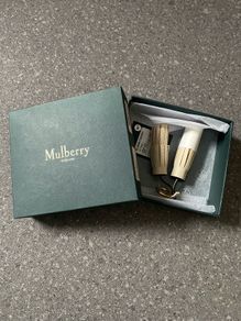 Mulberry Iris Tassel Heavy Grain Keyring