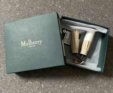 Mulberry Iris Tassel Heavy Grain Keyring