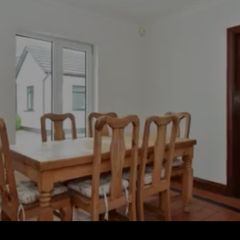 Wooden table and chairs