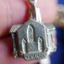 Vintage Catholic Religious Charm Bracelet length 7" Image 6