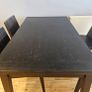 Wood Extending Dining Table & 4 Chairs | 125cm - 201cm Image 5