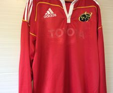 Munster Jersey. Season 2009/2011. Official Adidas Mens Munster Rugby Home Jersey. Authentic Original From 2009. Not A Modern Day Remake.