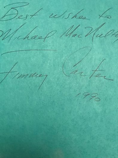 Signed Jimmy Carter