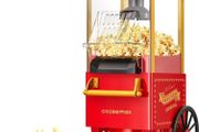 Popcorn Maker 1200W Hot Air Popper Machine, Healthy &amp; Fat-Free, Easy to Clean Best Popcorn Popcorn for Movie Nights and Parties of All Kinds, Kids Birthday Party Favourites (FREE POSTAGE)