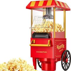 Popcorn Maker 1200W Hot Air Popper Machine, Healthy & Fat-Free, Easy to Clean Best Popcorn Popcorn for Movie Nights and Parties of All Kinds, Kids Birthday Party Favourites (FREE POSTAGE)