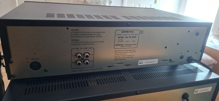 Onkyo TA-200 Deck + Onkyo TX-200 Amplituner