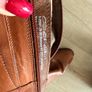 Tamaris Leather Knee High Boots EU41 Tan Brown Block Heel Image 4